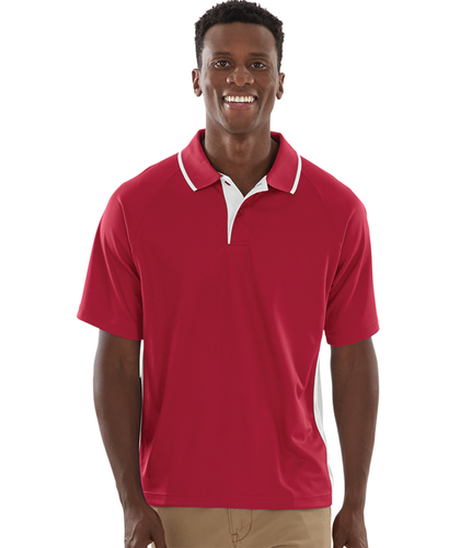 Men's Color Blocked Wicking Polo image thumbnail
