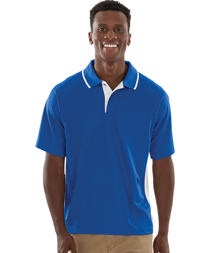 Men's Color Blocked Wicking Polo image thumbnail