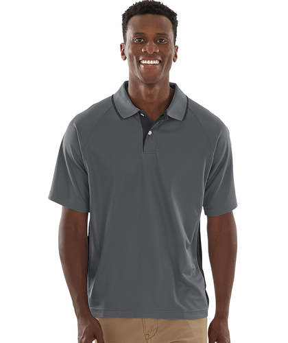 Men's Color Blocked Wicking Polo image thumbnail