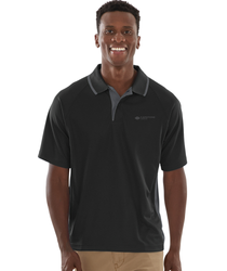 Image of Men's Color Blocked Wicking Polo