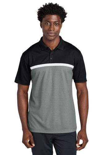 Men's UV Micropique Colorblock Polo  image thumbnail