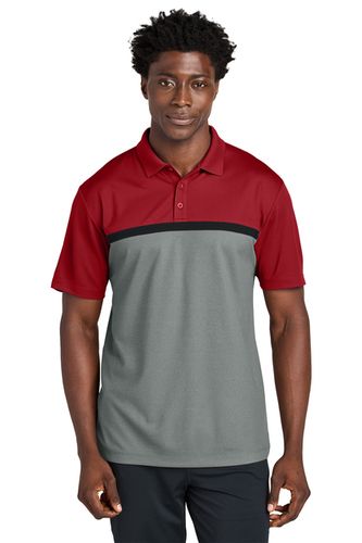 Men's UV Micropique Colorblock Polo  image thumbnail