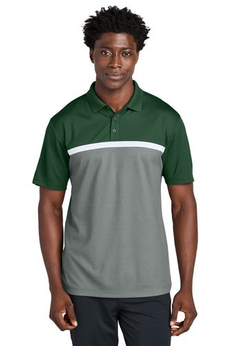 Men's UV Micropique Colorblock Polo  image thumbnail