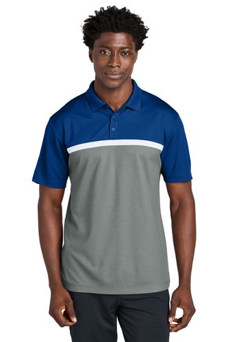Men's UV Micropique Colorblock Polo  image thumbnail