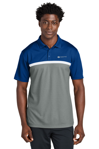 Men's UV Micropique Colorblock Polo  image thumbnail