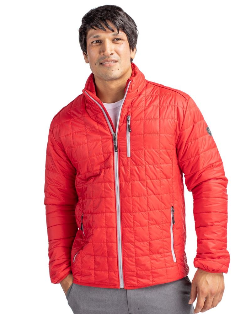 Cutter & Buck Rainier PrimaLoft® Mens Eco Insulated Full Zip Puffer Jacket primary image
