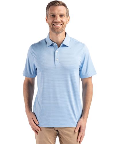 Cutter & Buck Forge Eco Fine Line Stripe Stretch  Recycled Mens Polo image thumbnail
