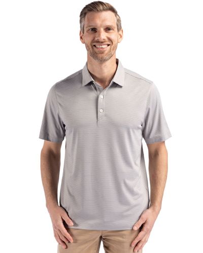 Cutter & Buck Forge Eco Fine Line Stripe Stretch  Recycled Mens Polo image thumbnail
