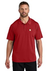 Image of Carhartt Force Snag-Resistant Pocket Polo