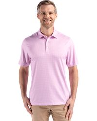 Image of Cutter & Buck Pike Eco Diamond Dot Print Recycled Mens Polo
