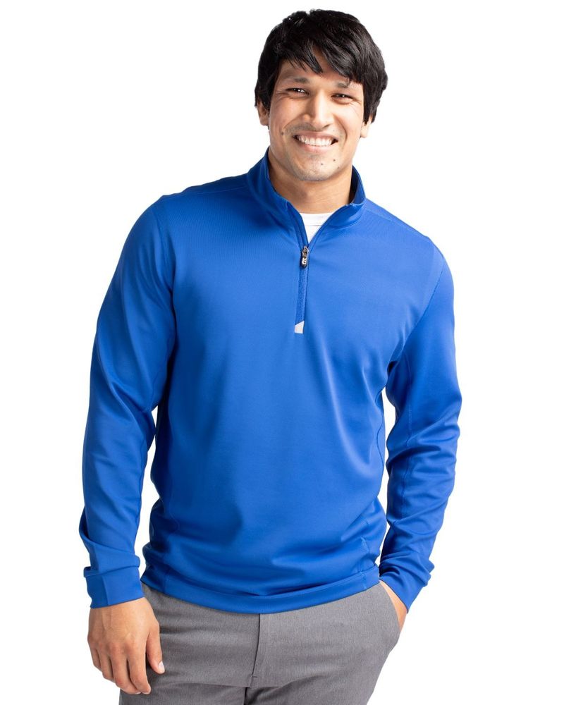 Cutter & Buck Traverse Stretch Quarter Zip Mens Pullover  primary image