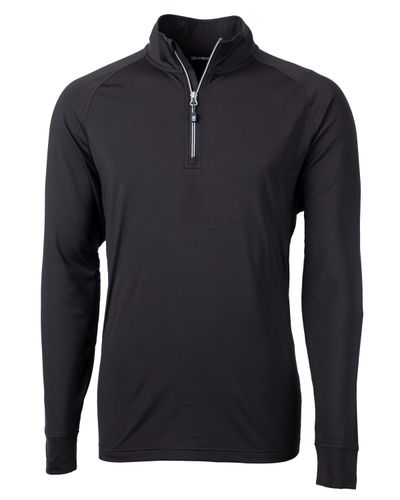 Cutter & Buck Adapt Eco Knit Stretch Recycled Mens Quarter Zip Pullover image thumbnail