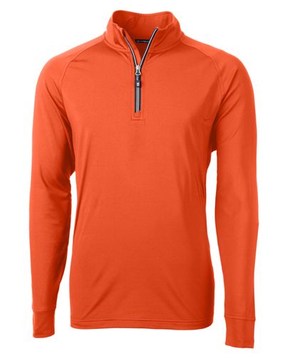 Cutter & Buck Adapt Eco Knit Stretch Recycled Mens Quarter Zip Pullover image thumbnail