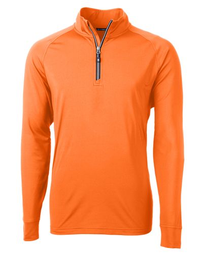 Cutter & Buck Adapt Eco Knit Stretch Recycled Mens Quarter Zip Pullover image thumbnail