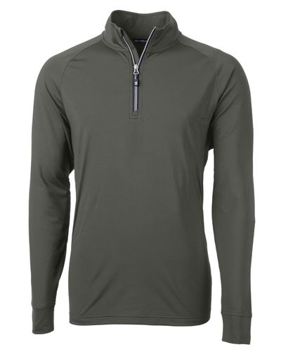 Cutter & Buck Adapt Eco Knit Stretch Recycled Mens Quarter Zip Pullover image thumbnail
