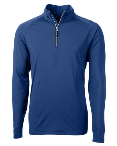 Cutter & Buck Adapt Eco Knit Stretch Recycled Mens Quarter Zip Pullover image thumbnail