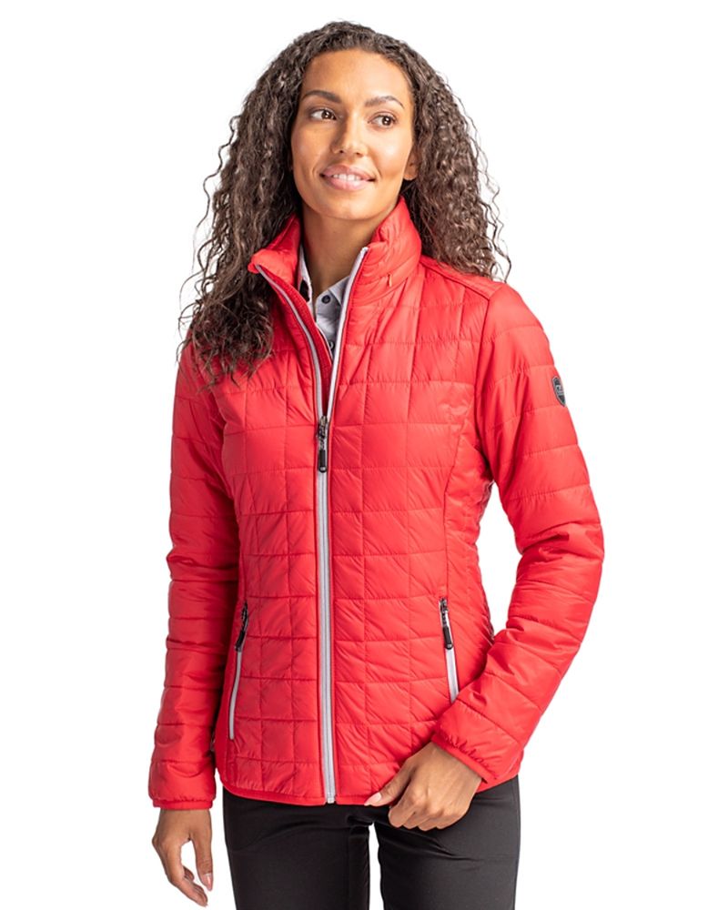 Cutter & Buck Rainier PrimaLoft®  Womens Eco Insulated Full Zip Puffer Jacket primary image