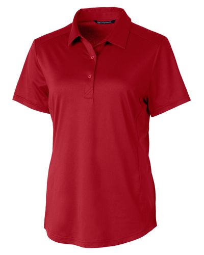 Cutter & Buck Prospect Textured Stretch Womens Short Sleeve Polo image thumbnail