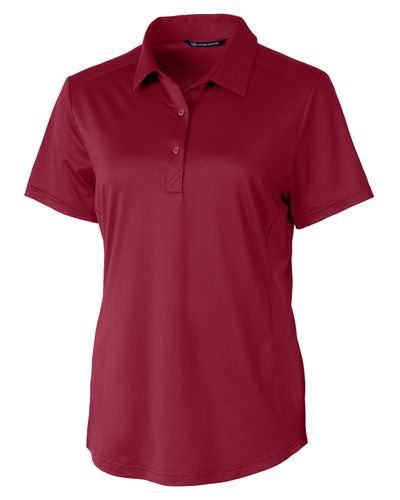 Cutter & Buck Prospect Textured Stretch Womens Short Sleeve Polo image thumbnail