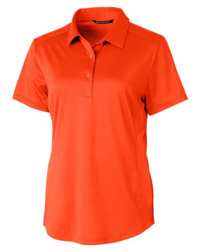 Cutter & Buck Prospect Textured Stretch Womens Short Sleeve Polo image thumbnail