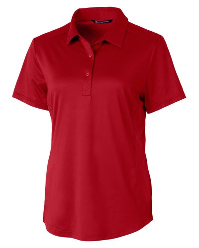 Cutter & Buck Prospect Textured Stretch Womens Short Sleeve Polo image thumbnail