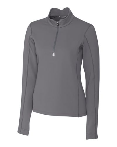 Cutter & Buck Traverse Stretch Quarter Zip Womens Pullover image thumbnail