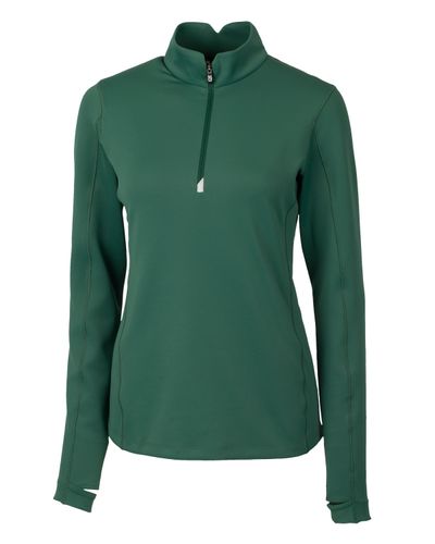 Cutter & Buck Traverse Stretch Quarter Zip Womens Pullover image thumbnail