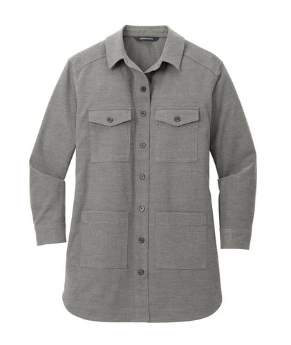Mercer+Mettle Women's Long Sleeve Twill Overshirt  image thumbnail