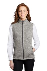 Image of Port Authority Ladies Sweater Fleece Vest 