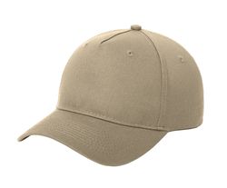 Image of Port & Company Five-Panel Twill Cap - Structured