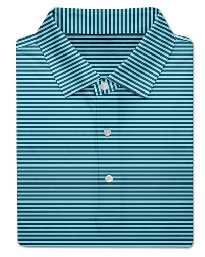 Turtleson Edward Stripe Performance Polo image thumbnail