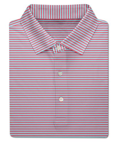Turtleson Edward Stripe Performance Polo image thumbnail