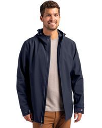 Image of Cutter & Buck Camano Everyday Stretch Recycled Mens Water Resistant Jacket