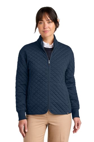Brooks Brothers Women's Diamond Quilt Full-Zip  image thumbnail