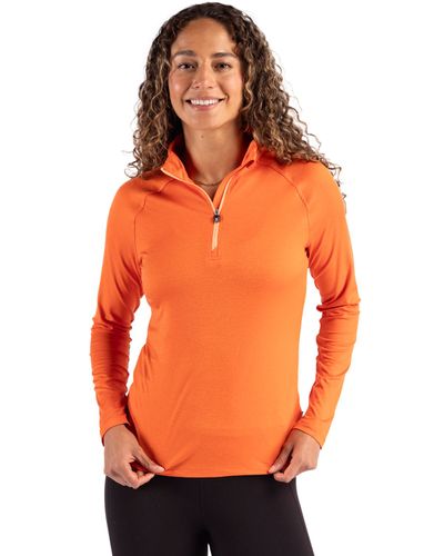 Cutter & Buck Coastline Epic Comfort Recycled Women’s Quarter Zip image thumbnail