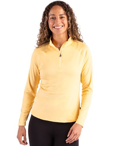 Cutter & Buck Coastline Epic Comfort Recycled Women’s Quarter Zip image thumbnail