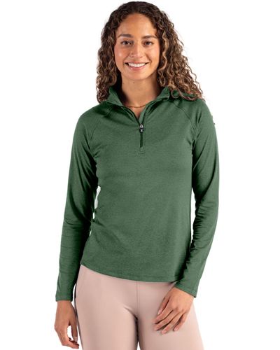 Cutter & Buck Coastline Epic Comfort Recycled Women’s Quarter Zip image thumbnail