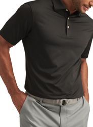 Image of Peter Millar Men's Solid Performance Polo - Black