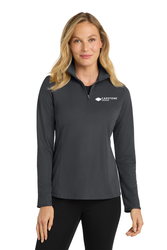Image of Port Authority® Ladies Pinpoint Mesh 1/2-Zip