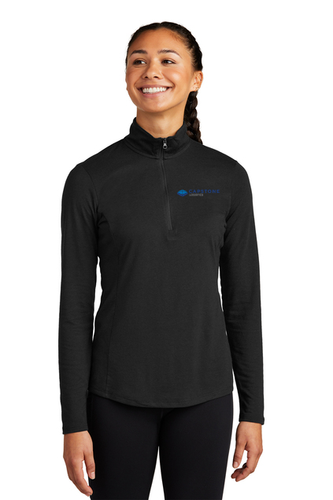 Sport-Tek Women's PosiCharge Tri-Blend Wicking 1/4-Zip Pullover image thumbnail