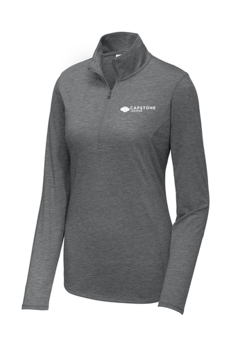 Sport-Tek Women's PosiCharge Tri-Blend Wicking 1/4-Zip Pullover image thumbnail