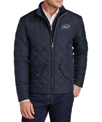 Image of Brooks Brothers Men's Navy Quilted Jacket