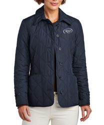 Image of Brooks Brothers Ladies' Navy Quilted Jacket