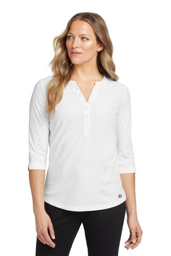 OGIO® Women's Jewel Henley (Made to Order) image thumbnail