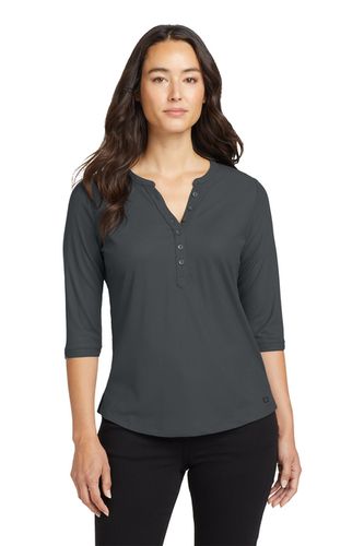 OGIO® Women's Jewel Henley (Made to Order) image thumbnail