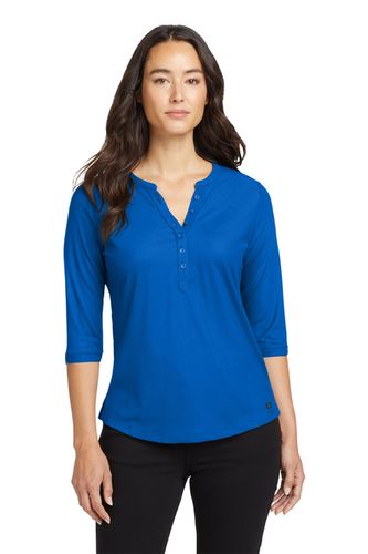 OGIO® Women's Jewel Henley (Made to Order) image thumbnail