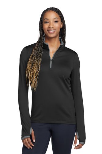 Nike Women's Dri-FIT Stretch 1/2-Zip Cover-Up (Made to Order) image thumbnail