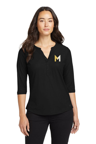 OGIO® Women's Jewel Henley (Made to Order) image thumbnail
