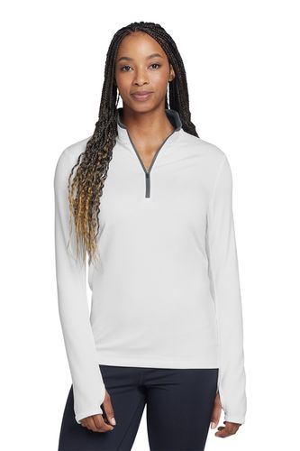 Nike Women's Dri-FIT Stretch 1/2-Zip Cover-Up (Made to Order) image thumbnail