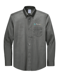 Image of Brooks Brothers® Wrinkle-Free Stretch Pinpoint Shirt